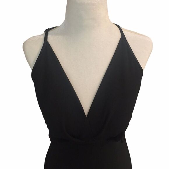 Jessica McClintock Vintage Black Mermaid Gown - Picture 12 of 16